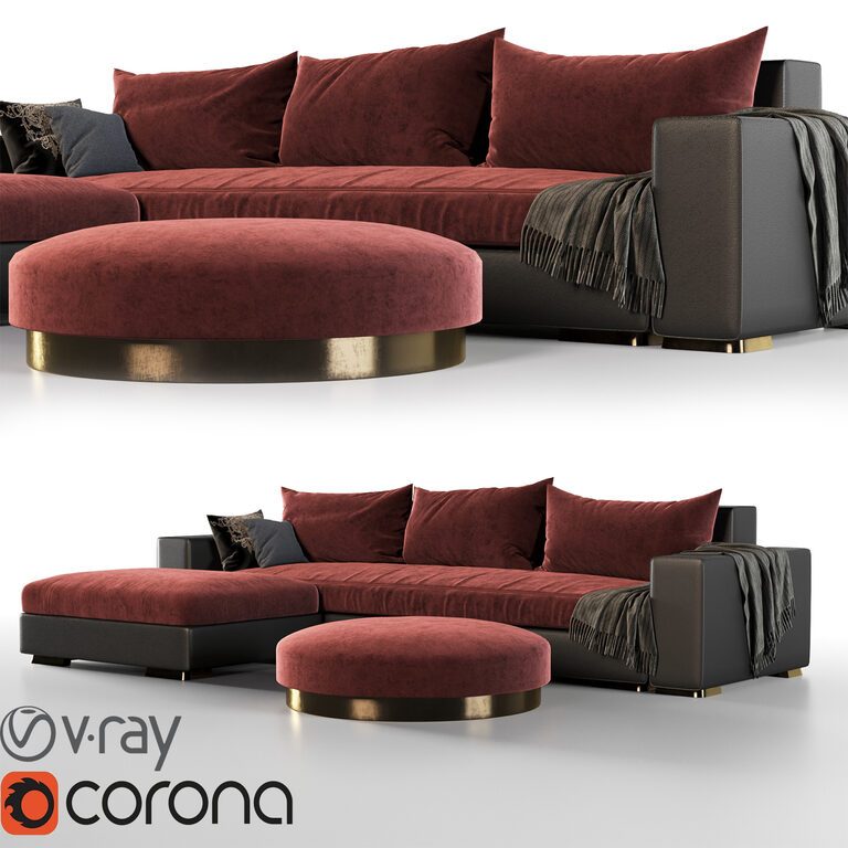 Ikea Landskrona Sofa (35322), 3d model 1