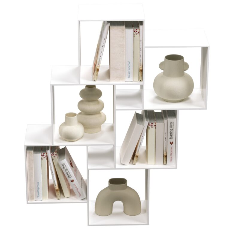 Decorative Set with Vases and Books (353286) 3D model - Download 3D ...
