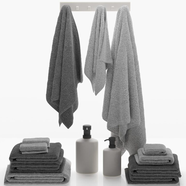 3D Hooded Towel & Washcloth Set - 0317939