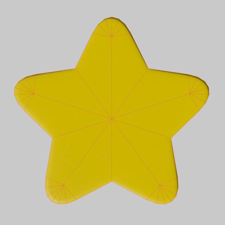 Solid Color Rounded Star Simple star rounded corners (353715) 3D model - Download 3D model ...