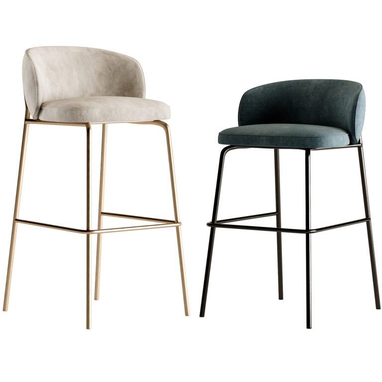 BoConcept Принцтон Bar стілець (353905), 3d модель 1