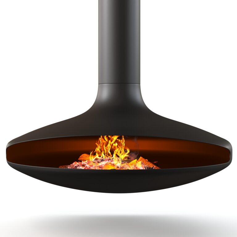 Rotating Fireplace Suspended Rotating Fireplace Gyrofocus black (354614) 3D model ...
