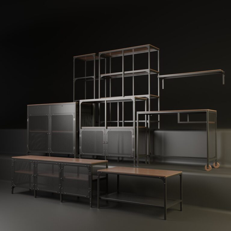 IKEA FJÄLLBO Furniture Set (354644) 3D model - Download 3D model
