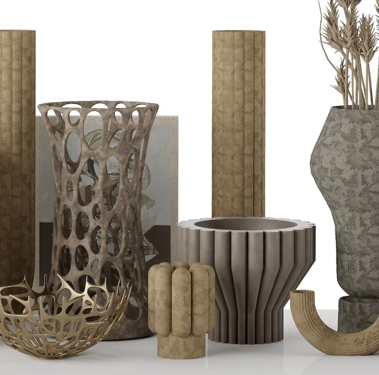 Decorative set 01 (354666) 3D model - Download 3D model Decorative set ...