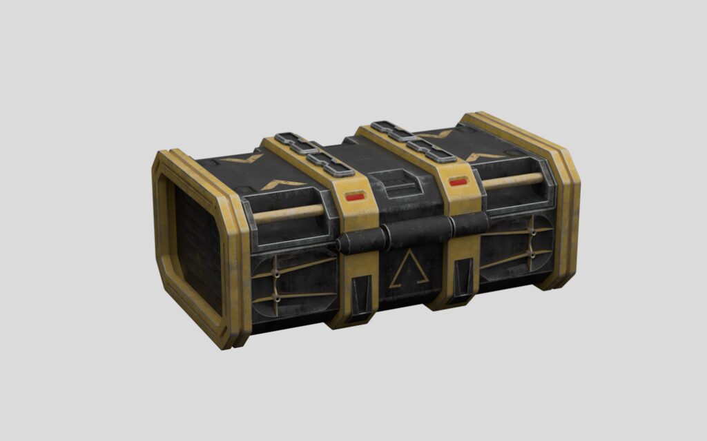 Futuristic shipping container (354904) 3D model - Download 3D model ...