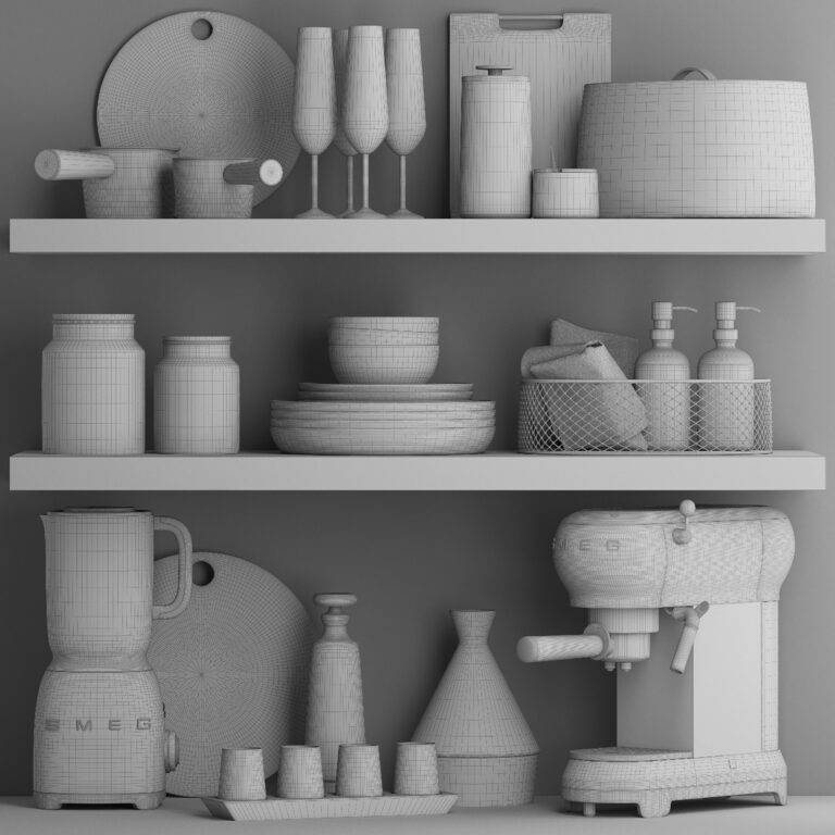 Other kitchen accessories 31 (355456) 3D model - Download 3D model ...