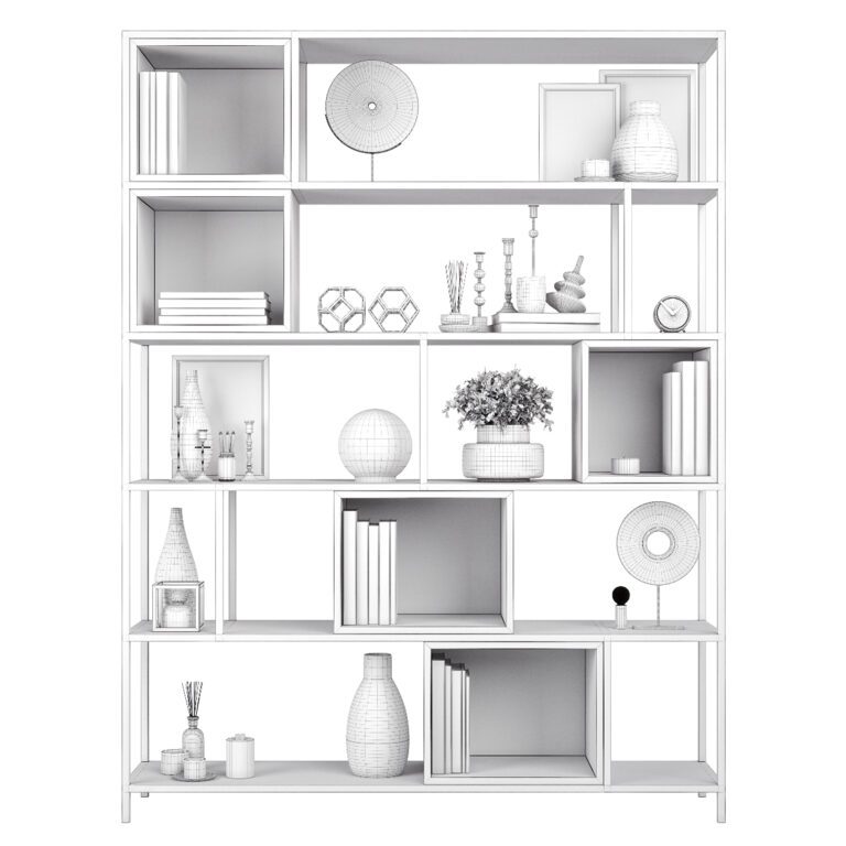 Rack - Shelf 04 (355745) 3D model - Download 3D model Rack - Shelf 04 ...