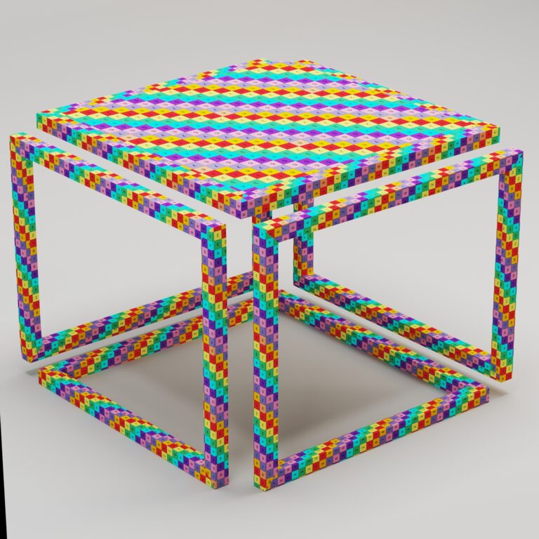Cube table (355874) 3D model - Download 3D model Cube table (355874 ...
