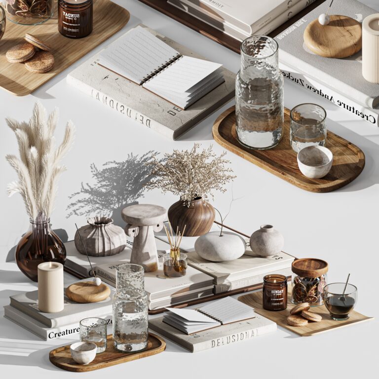 Decorative set 36 (355976) 3D model - Download 3D model Decorative set ...