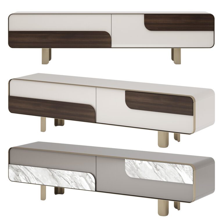 Turri SOUL Tv Unit (356093) 3D model - Download 3D model Turri SOUL Tv ...