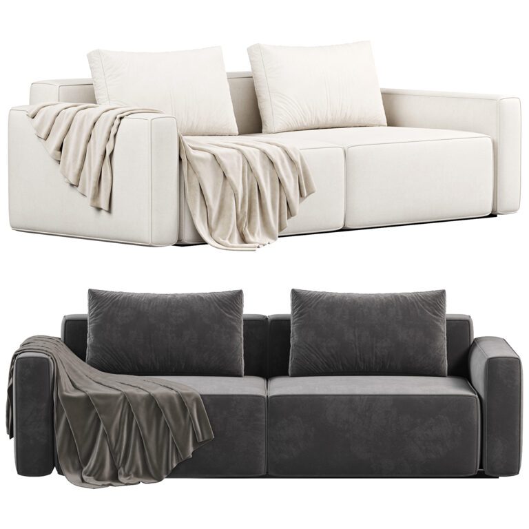 Mix Modular Piece Sofa 2 (357065) 3D model - Download 3D model Mix ...