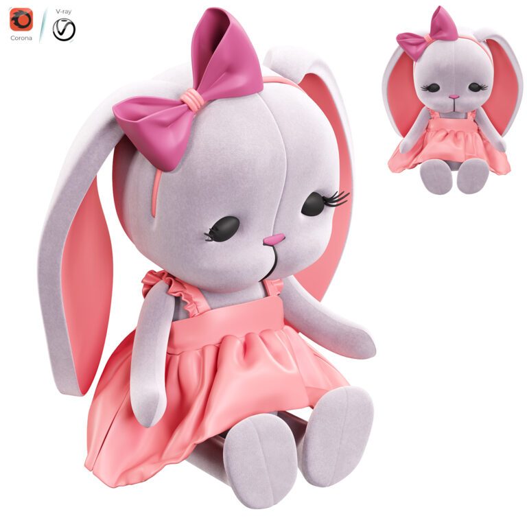 Игрушка Кролик (357715), 3д модель 1