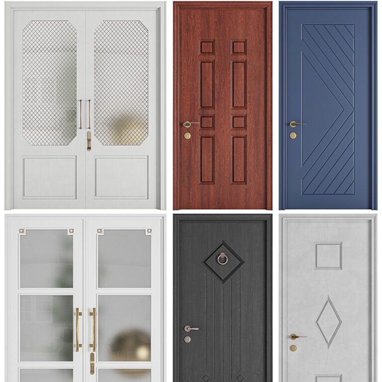 Set Classic Door 08 (358193), 3d model 1