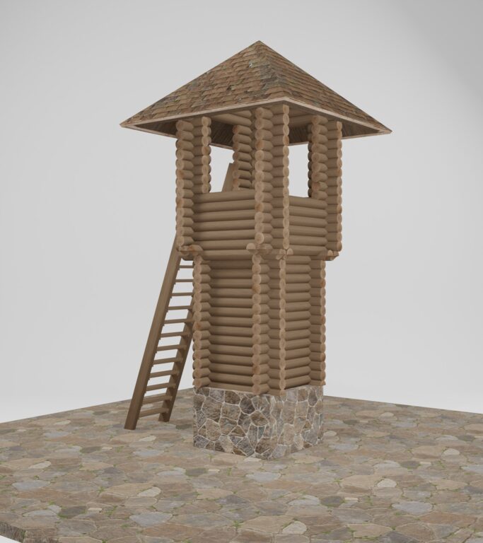 Watch Tower (358204) 3D model - Download 3D model Watch Tower (358204 ...