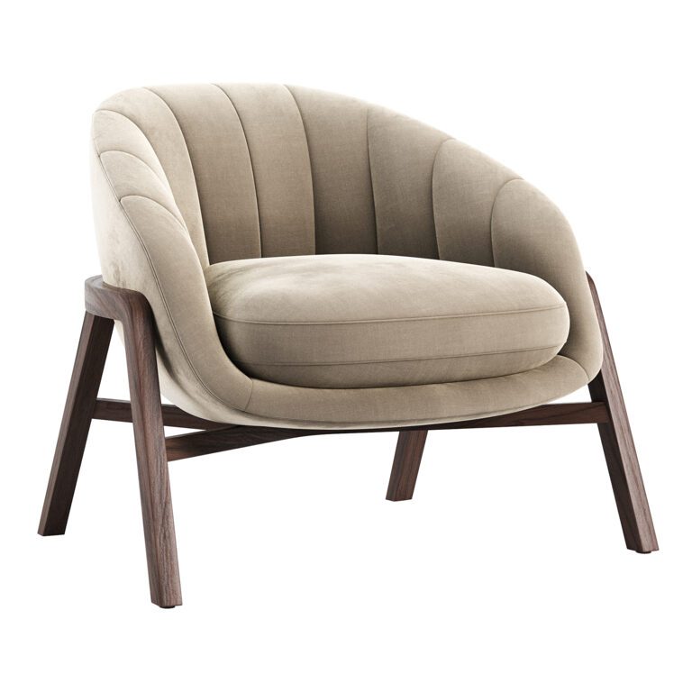 Natuzzi Cassia Armchair (358275) 3D model - Download 3D model Natuzzi ...