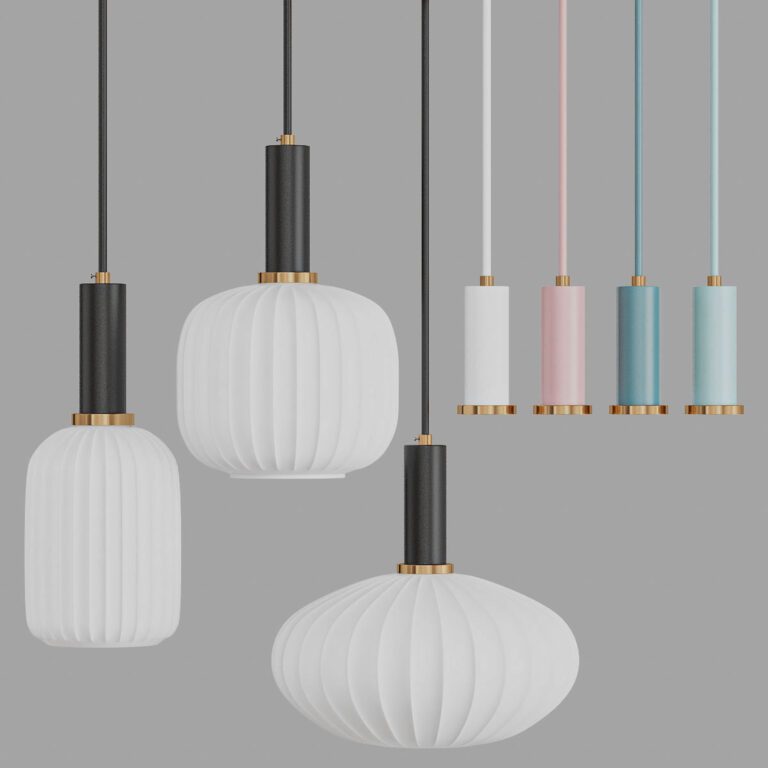 IRIS W pendant lamp set (358295), 3d model 1