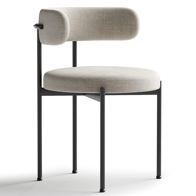 Inesse Dining Chair Cb2 (358651) 3D model - Download 3D model Inesse ...
