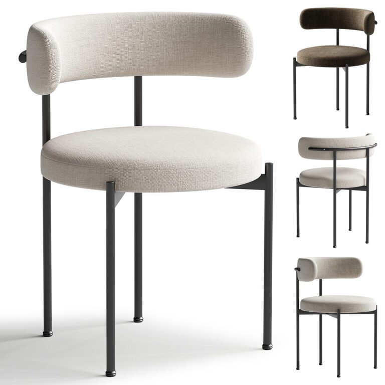 Inesse Dining Chair Cb2 (358651) 3D model - Download 3D model Inesse ...