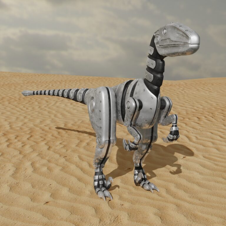 Robot - Velociraptor (359070) 3D model - Download 3D model Robot ...