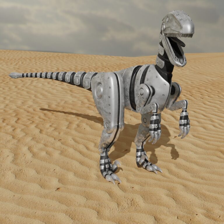 Robot - Velociraptor (359070) 3D model - Download 3D model Robot ...
