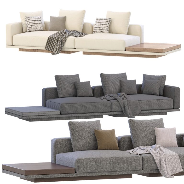 Minotti HORIZONTE Sofa (359257) 3D model - Download 3D model Minotti ...