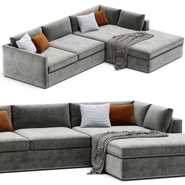 Harris 2 Piece Sleeper Sectional Sofa (359364) 3D model - Download 3D ...