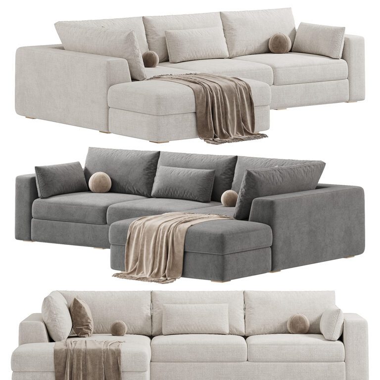 Диван Bumper Sectional  (359428), 3д модель 1