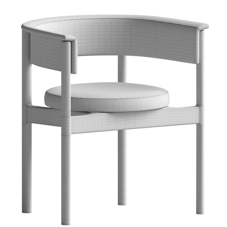 N-SC01 By KARIMOKU chair (359963) 3D model - Download 3D model N