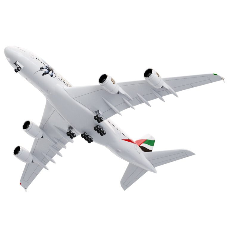 Airbus A380-800 Airplane (360103) 3D model - Download 3D model Airbus ...
