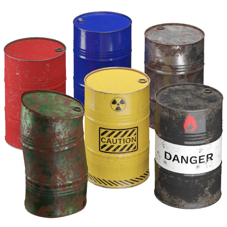 220 Liter Steel Barrel (360388) 3D model - Download 3D model 220 Liter ...