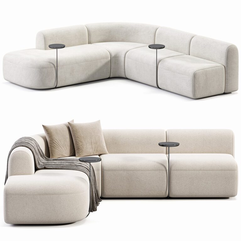 ARTIKO Sectional Modular Sofa By MDD (360523) 3D model - Download 3D ...