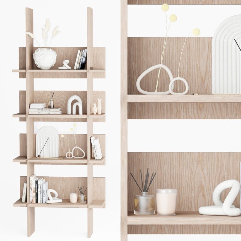 Rack 01-Fropt Norwegian Wood Shelving Unit (361630), 3d model 1