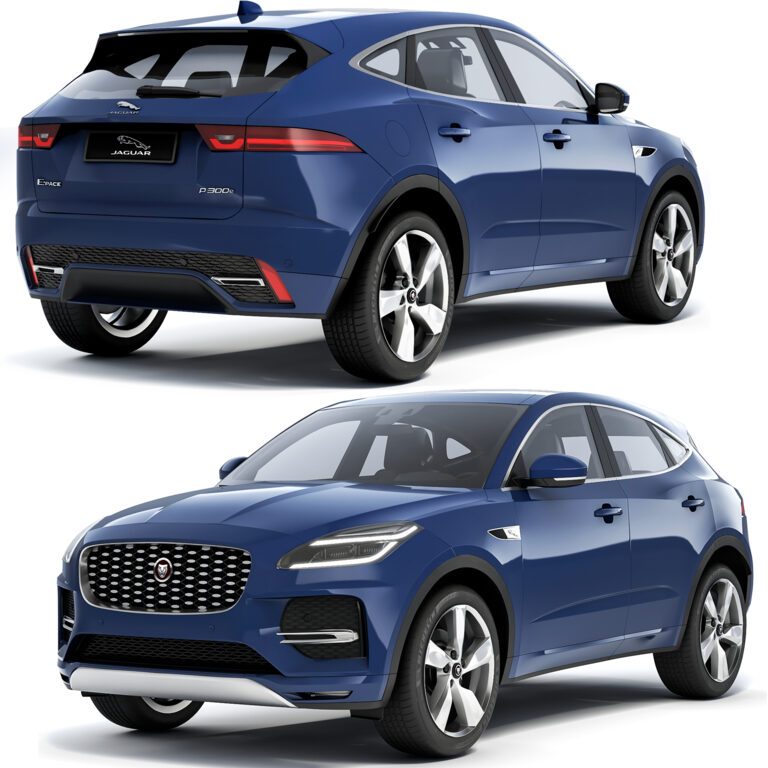 2021 Jaguar E-Pace car (362163), 3d model 1