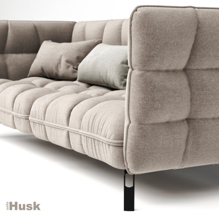 Husk sofa by B&B Italia (362234) 3D model - Download 3D model Husk sofa ...
