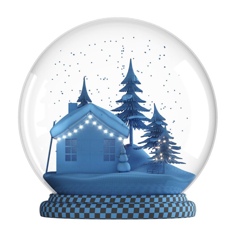 Snow globe (363932) 3D model - Download 3D model Snow globe (363932 ...