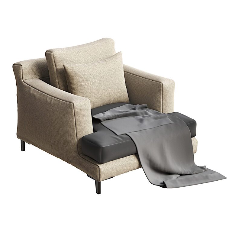 Armchair (364014), 3d model 1
