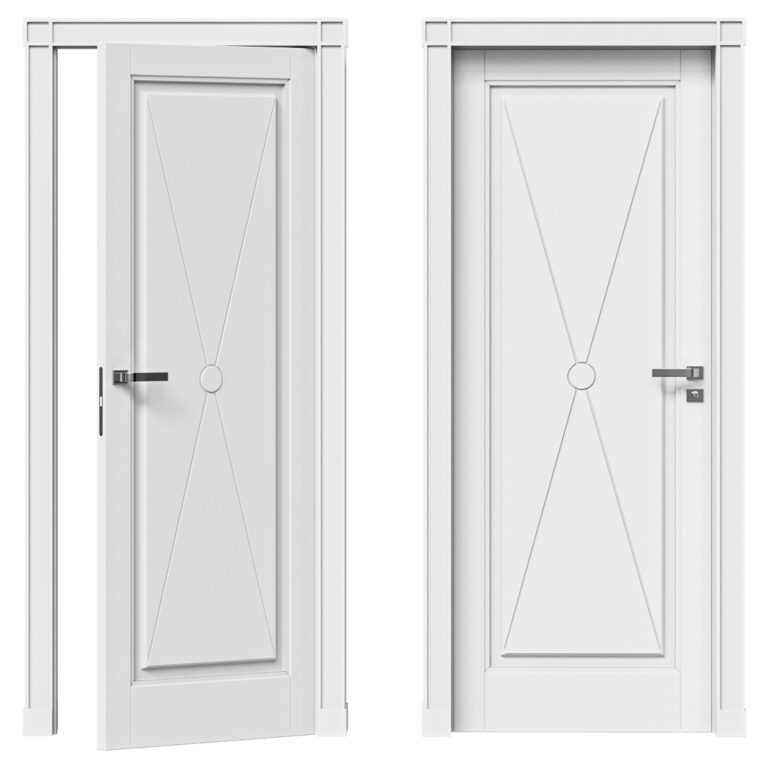 Межкомнатная дверь TOSCANA LITERA Interior door 6361 (364381), 3д модель 1