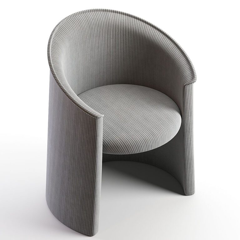 Husk Moroso Armchair (364507) 3D model - Download 3D model Husk Moroso ...