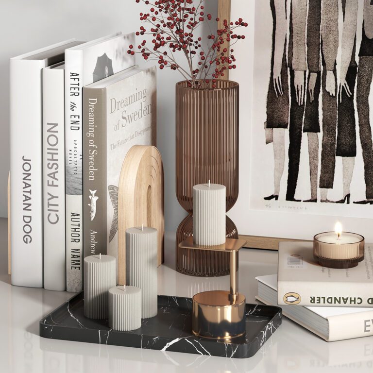 Decorative set 01 (364693) 3D model - Download 3D model Decorative set ...