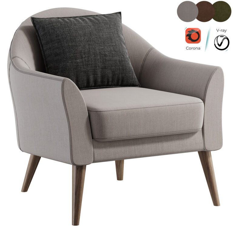 Swoon Juno armchair  (364843), 3d model 1