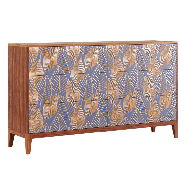 blue and white renaissance dress Superchoice 2 Door / 2 Drawer Console – Design Public main image 1