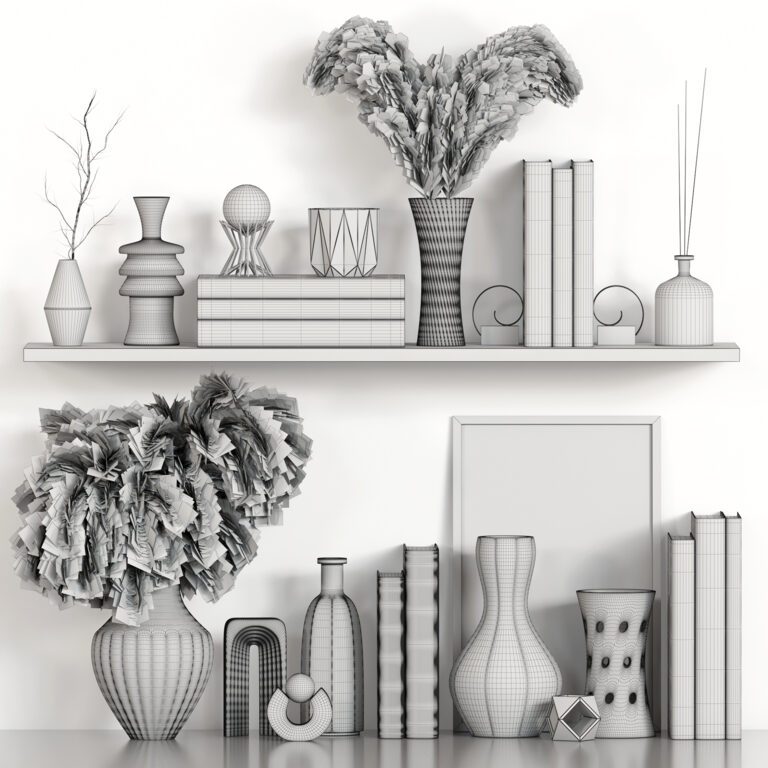 Decorative set 001 (364947) 3D model - Download 3D model Decorative set ...