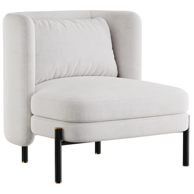 Milos armchair (365320), 3d model 1