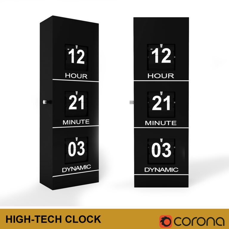 High-tech Clock (365609) 3D model - Download 3D model High-tech Clock ...