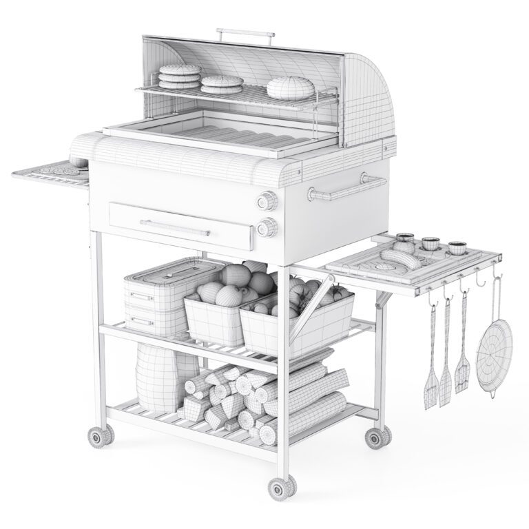 Barbecue 49 (365665) 3D model - Download 3D model Barbecue 49 (365665 ...