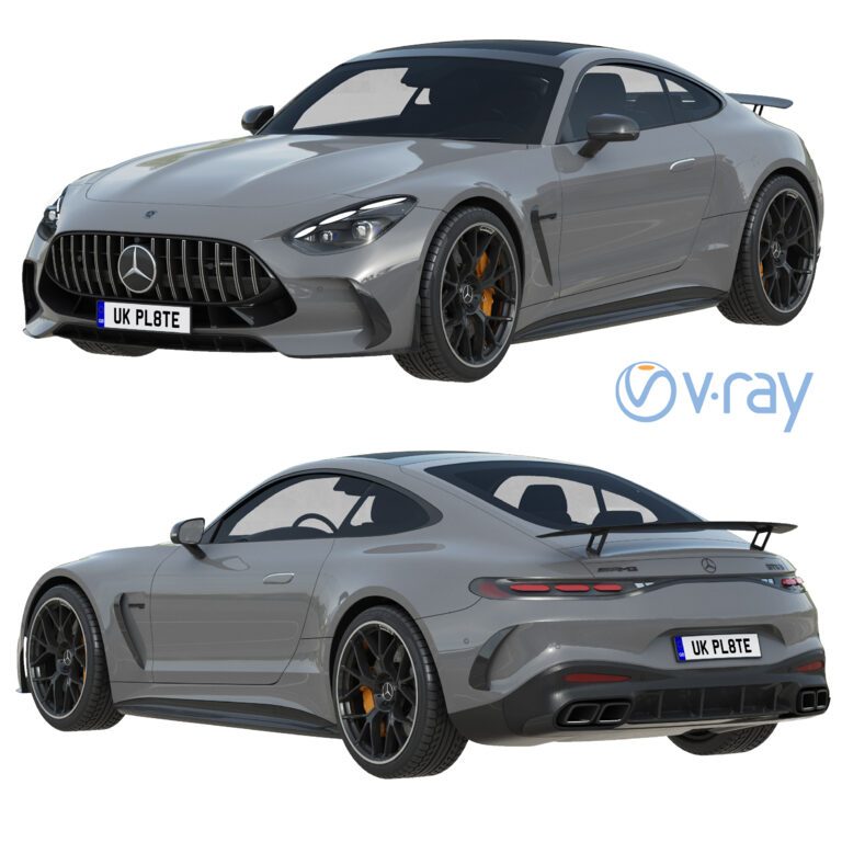 Автомобиль Mercedes-Benz AMG GT Coupe 2024 (365837), 3д модель 1