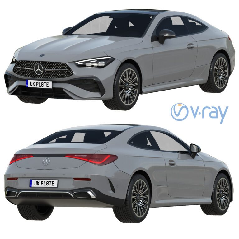Mercedes-Benz CLE Coupe car (365839), 3d model 1