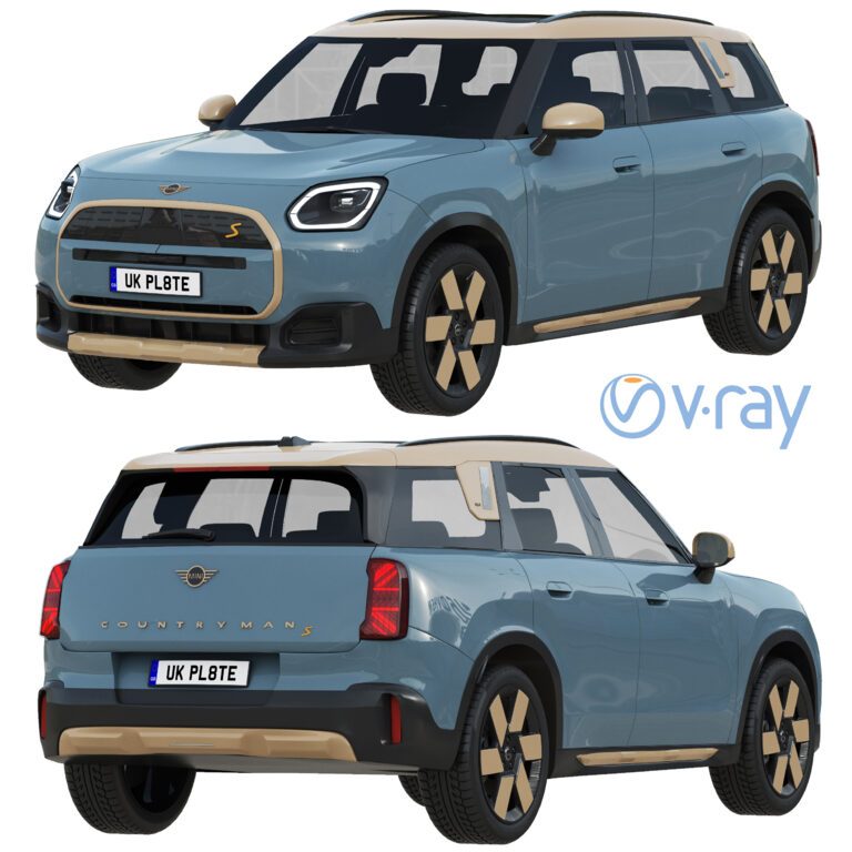 Міні Countryman SE ALL4 2024 (365882), 3d модель 1