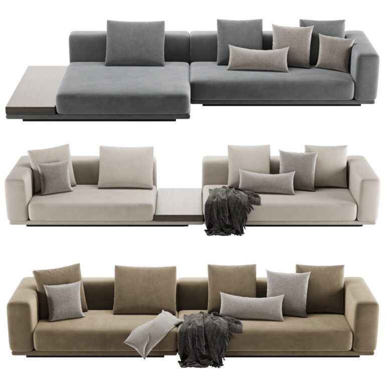HORIZONTE By Minotti sofa (366060) 3D model - Download 3D model ...
