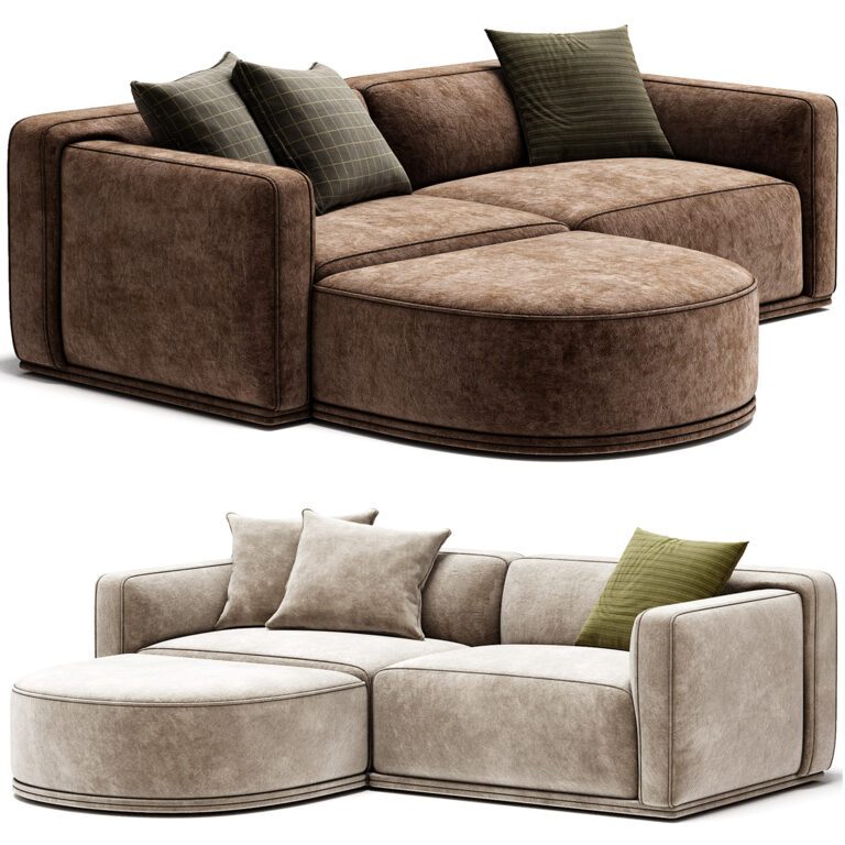CTS SALOTTI BAGUTTA Sofa  (367959), 3d model 1